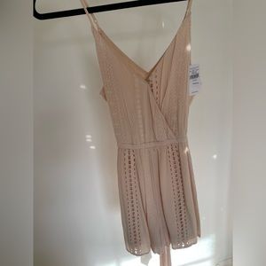 American Eagle Blush Romper XS NWT